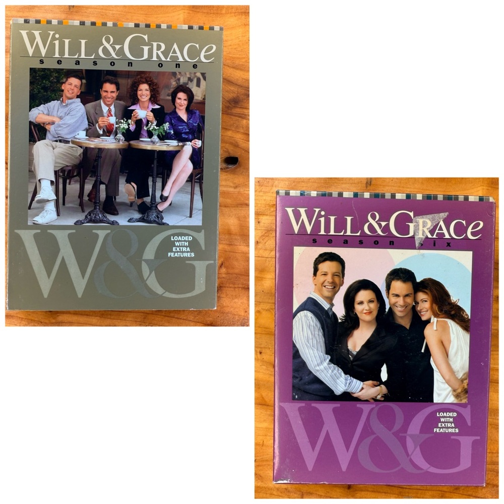 Will and grace tv series tv show season one and six complete sessions dvd y2k